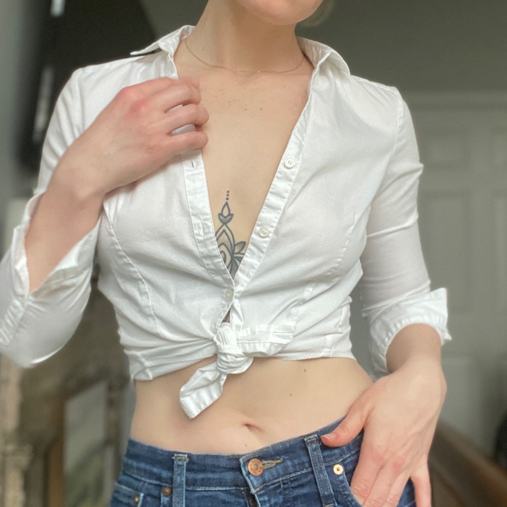 H&M White Button Down Closet Staple